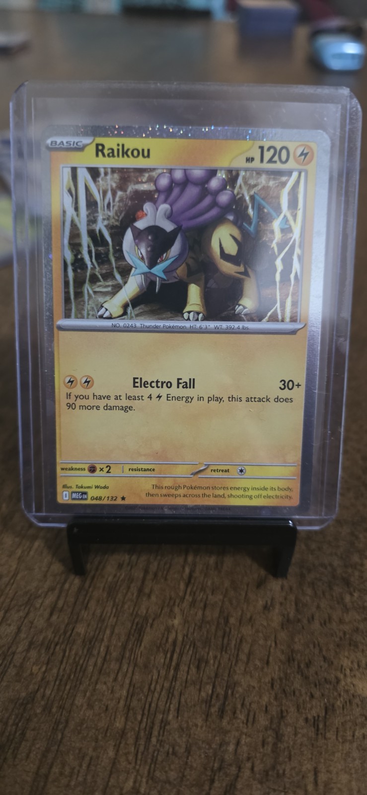 Raikou – (Cosmos Holo) Holo Promo ME01: Mega Evolution 048/132 NM