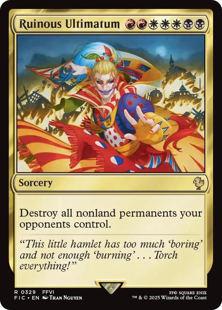 Ruinous Ultimatum 329 Rare Commander: FINAL FANTASY Magic: The Gathering NM