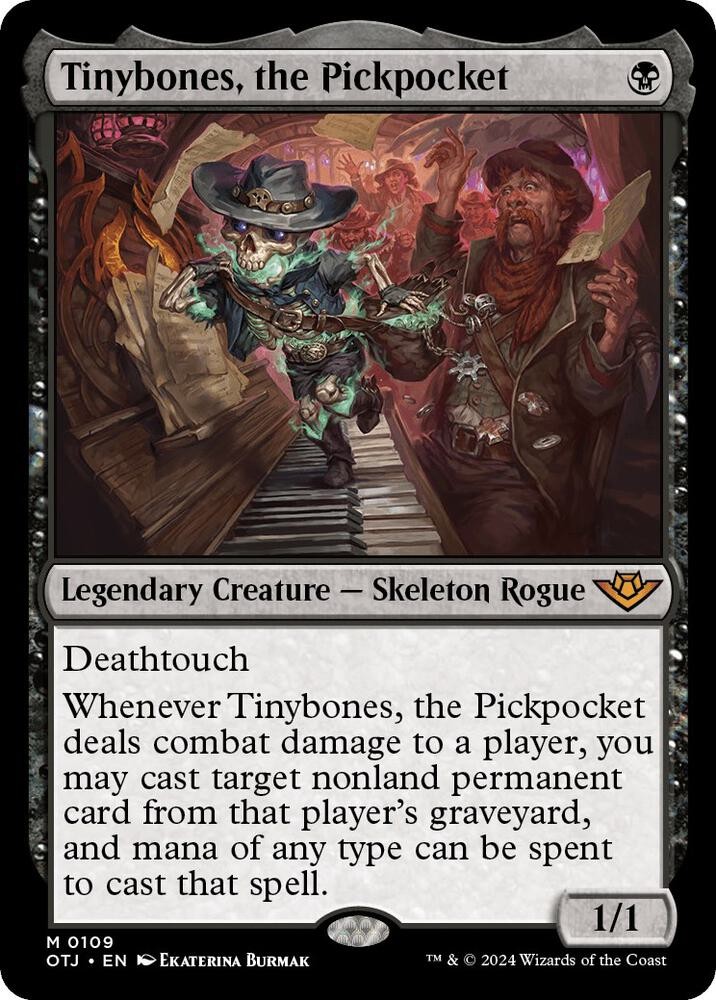 1x Tinybones, the Pickpocket – Outlaws of Thunder Junction