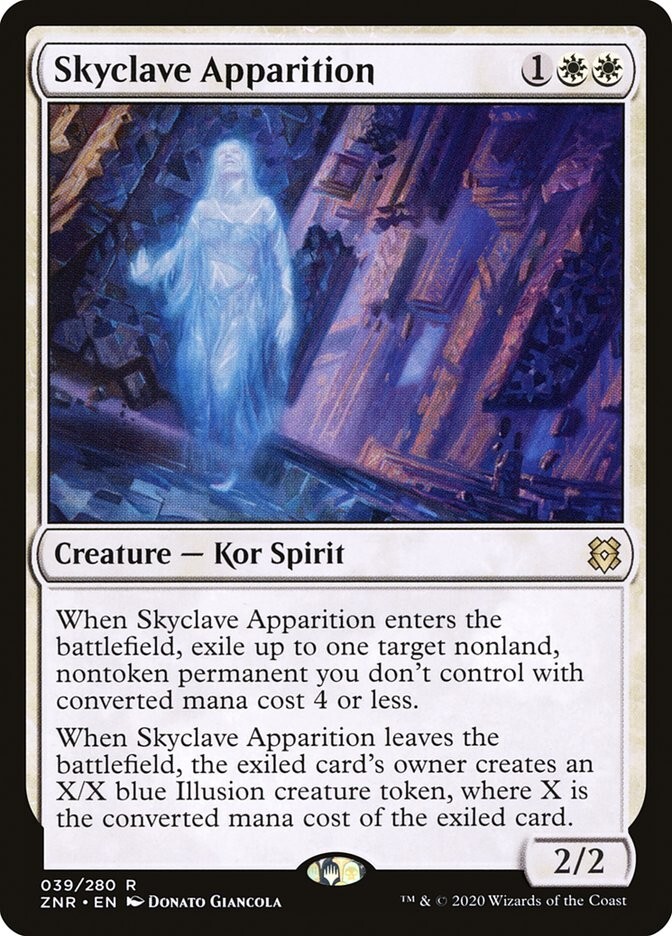 Skyclave Apparition 039/280 Non Foil Rare Zendikar Rising MTG Near Mint