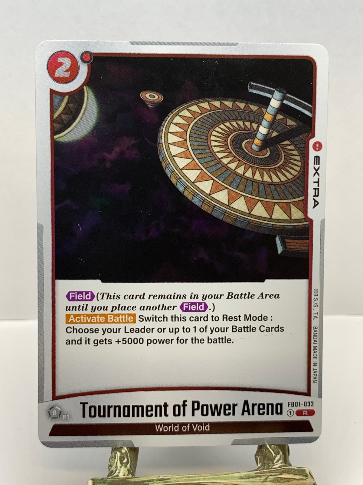 TOURNAMENT OF POWER ARENA FB01-032 R AWAKENED PULSE DRAGON BALL SUPER HOLO