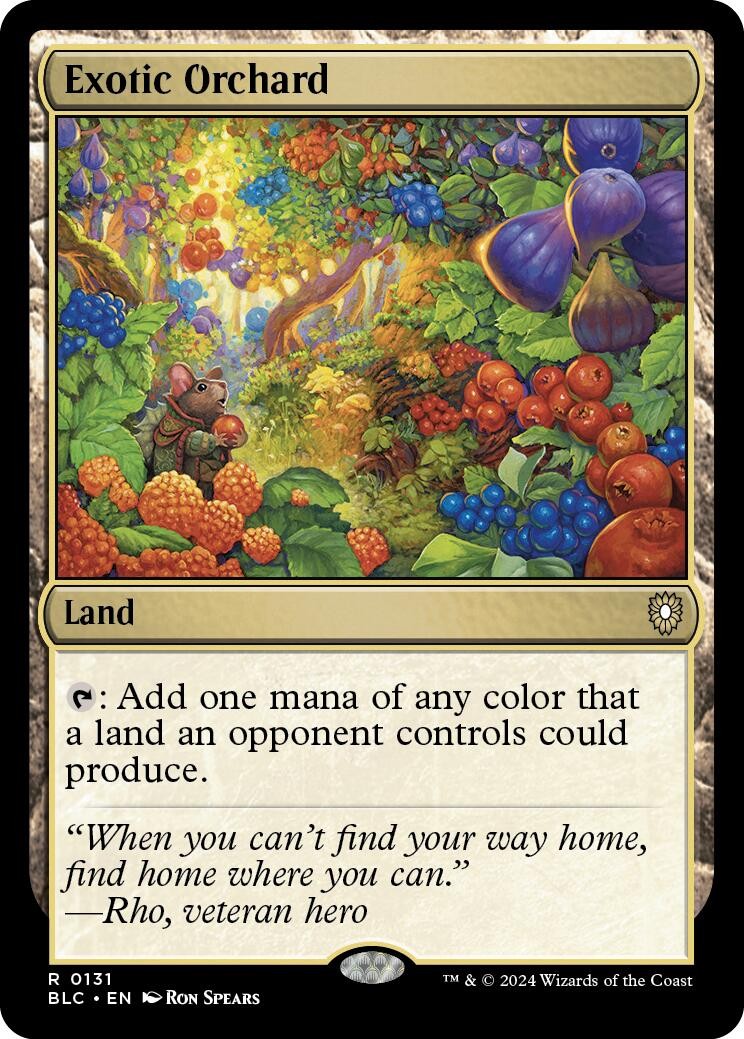 Exotic Orchard-131-NM-Commander: Bloomburrow-Magic