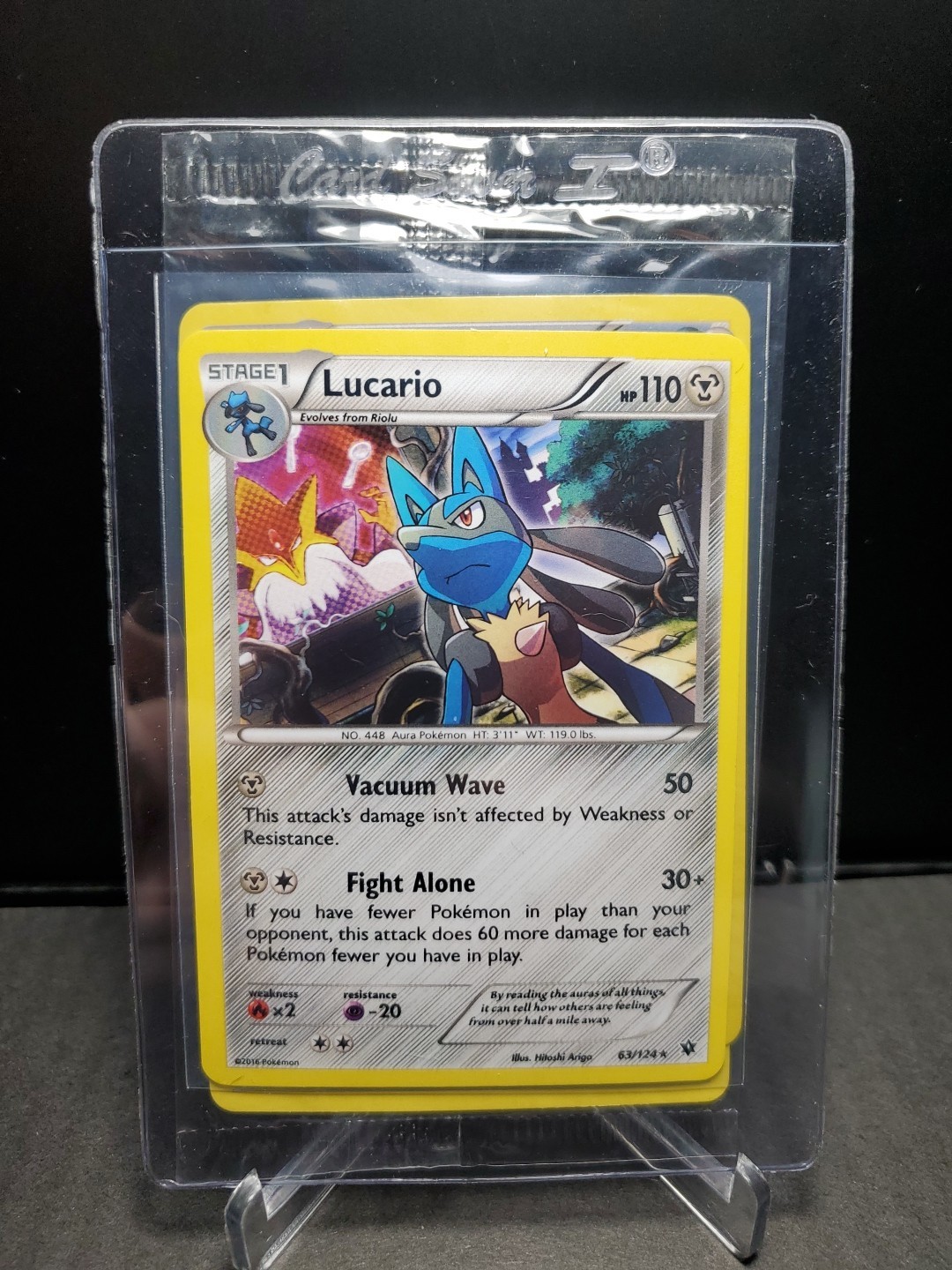 Pokemon Lucario 63/124 w/ Bisharp 64/114 & Zoroark 91/162 Sealed Promo Pack NM