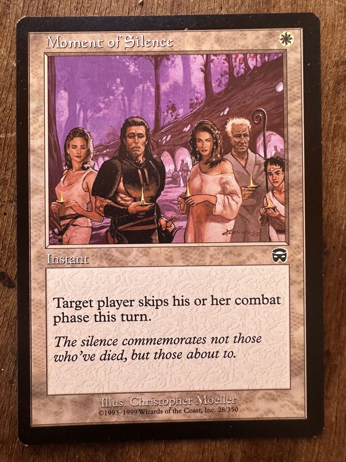 Magic the Gathering Moment of Silence Mercadian Masques MTG Free Shipping!