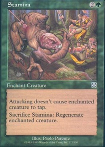 Light Play x 1 Stamina – Foil Mercadian Masques
