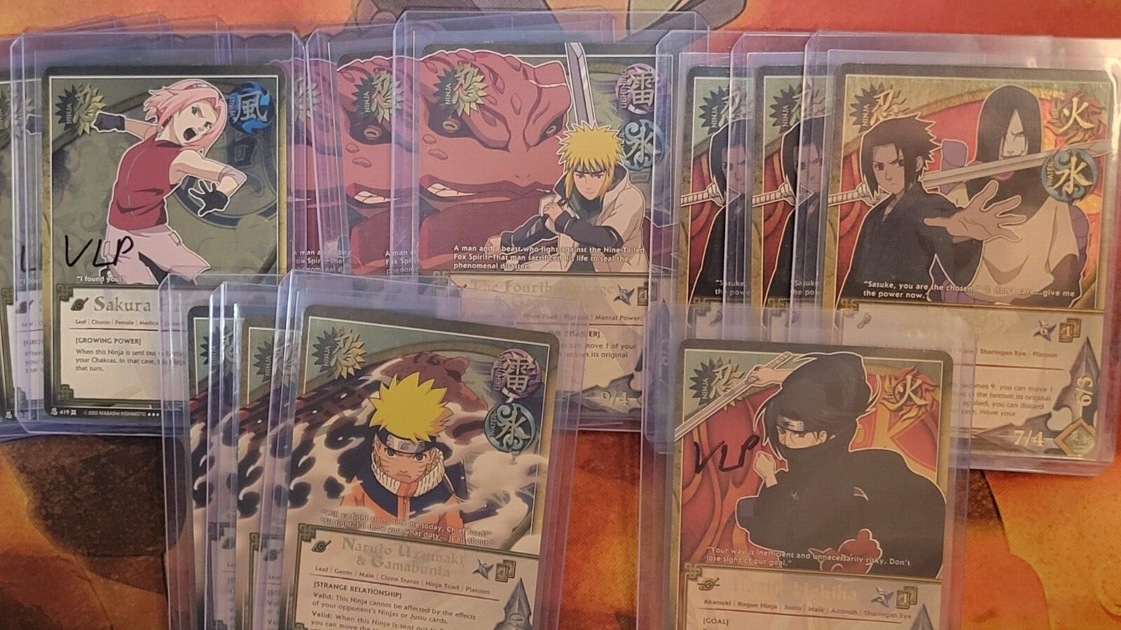 Naruto CCG Approaching Wind Super Rares 1st Edition NM – LP Few MP + HP