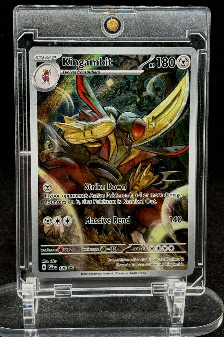 Kingambit 130 Holo Promo Scarlet & Violet Promo Pokemon NM