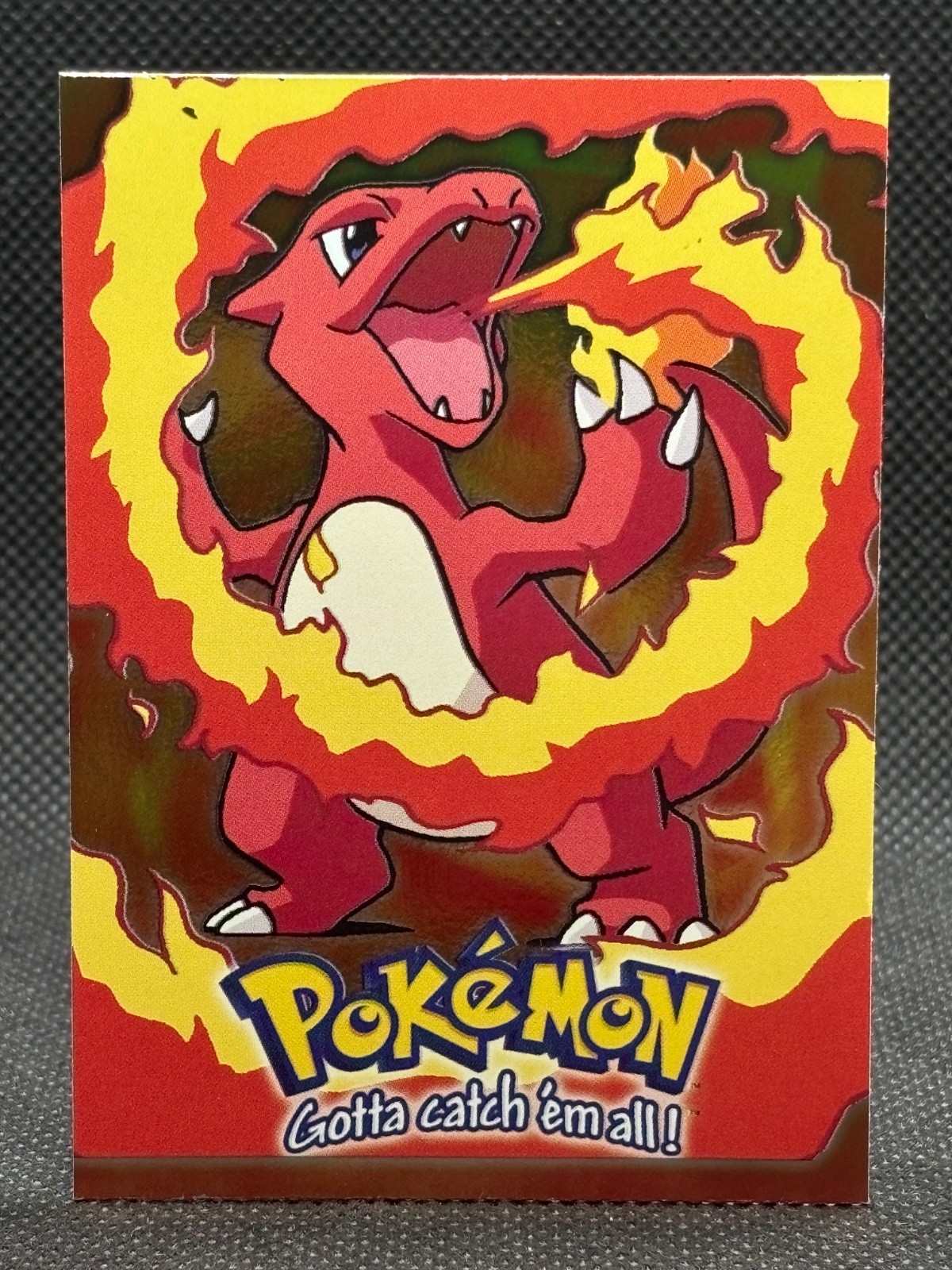 1999 TOPPS POKEMON TCG Card #05 CHARMELEON Holo E5/12 Stage 2