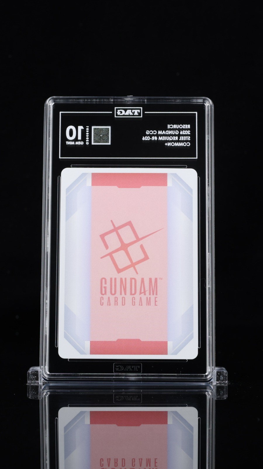 2026 Resource (C+) Gundam Steel Requiem R-026 Graded Card TAG 10 (Gundam Exia)