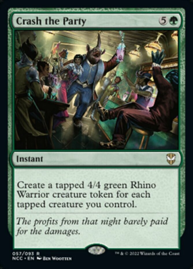 x1 Crash the Party R MTG Commander Streets of New Capenna M/NM, English