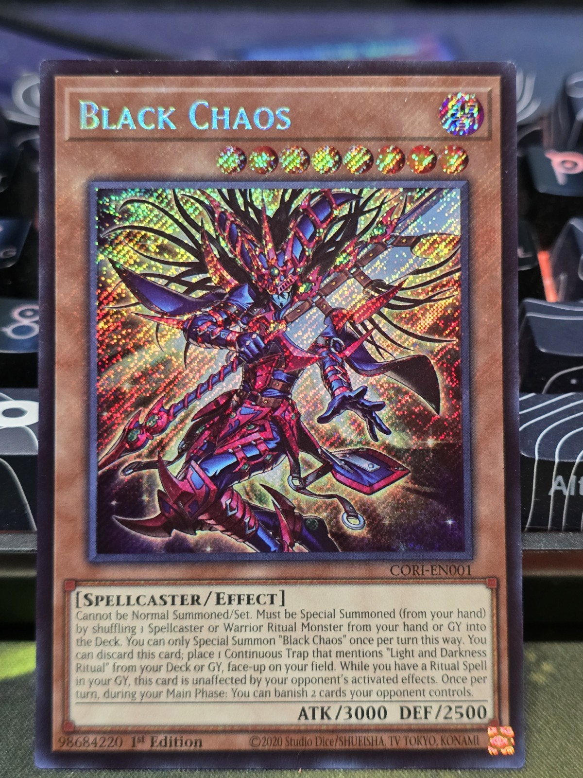 Black Chaos CORI-EN001 Chaos Origins 1st Edition