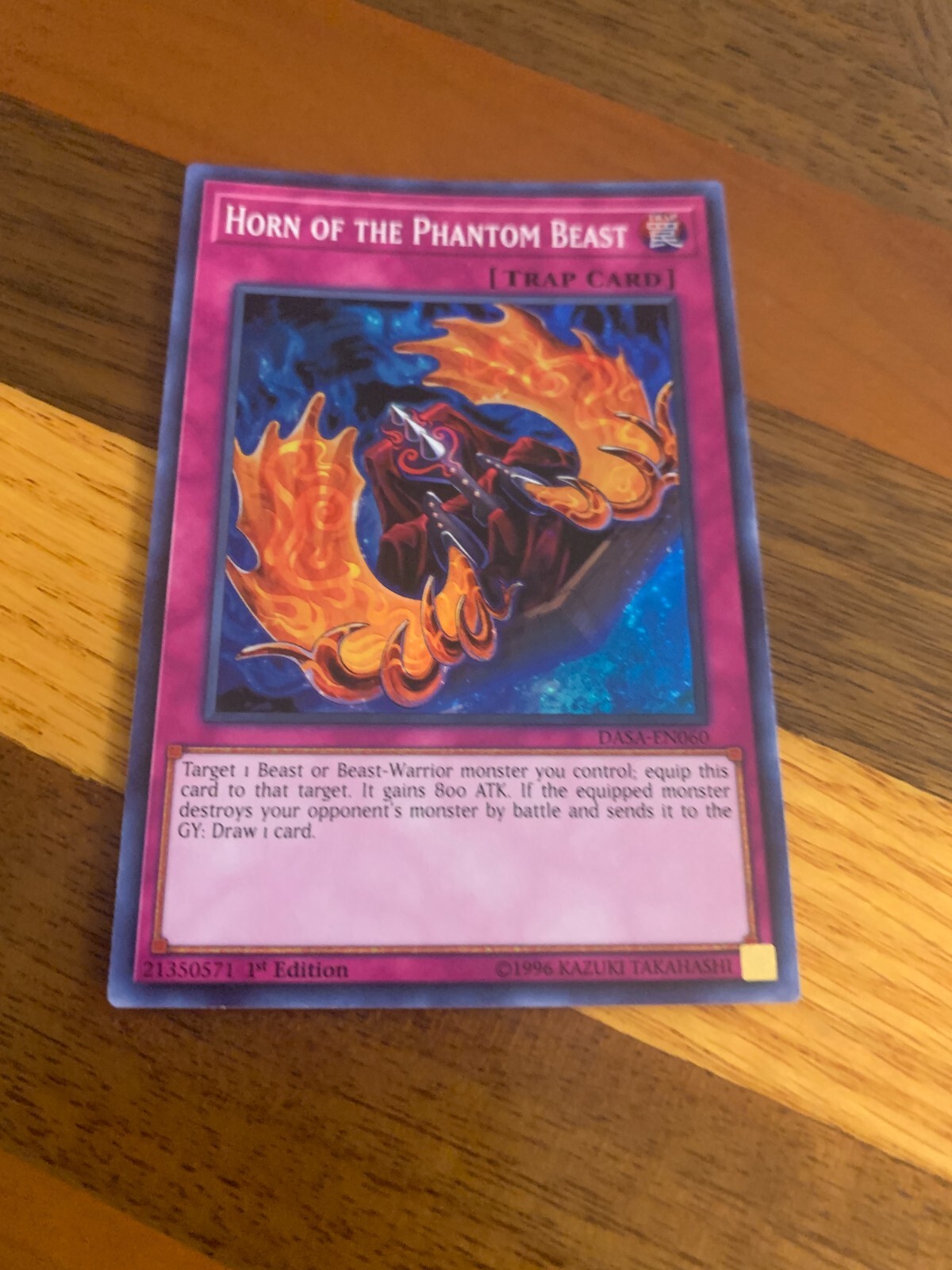 Horn of the Phantom Beast DASA-EN060 1st Edition Super Rare NM + BONUS