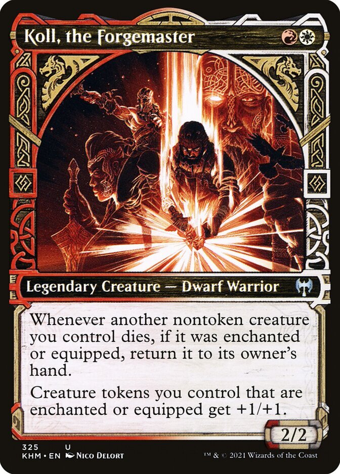 Koll, the Forgemaster (325) Showcase Kaldheim KHM MTG Magic