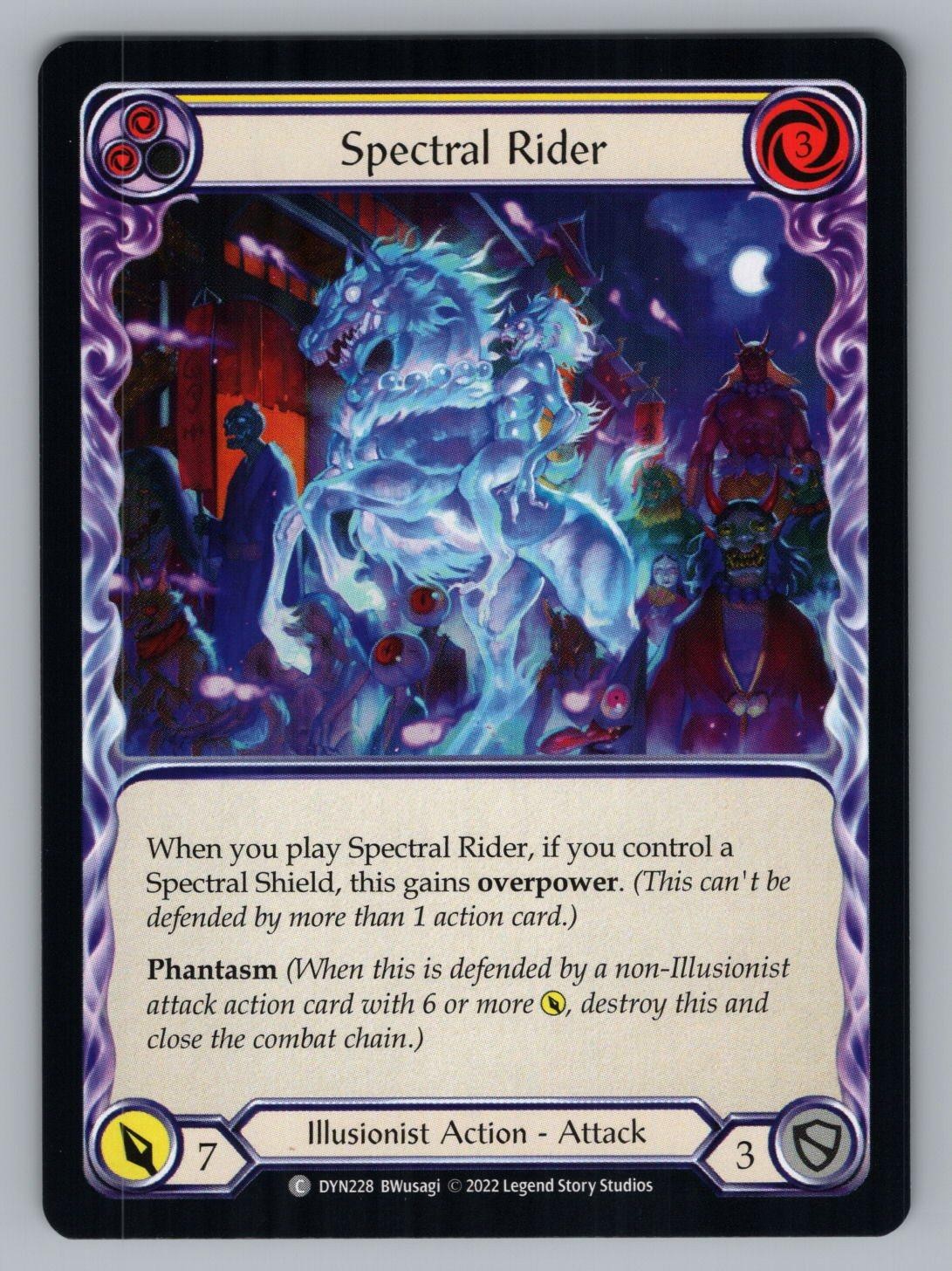 SPECTRAL RIDER (YELLOW) DYN228 C FLESH AND BLOOD NM WISNU TAN”