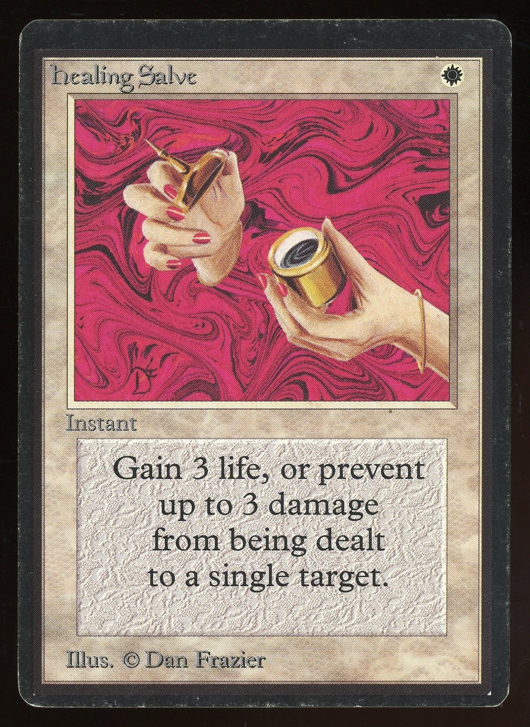 1993 MTG Magic the Gathering Beta Healing Salve NM Raw Gaming Card TCG