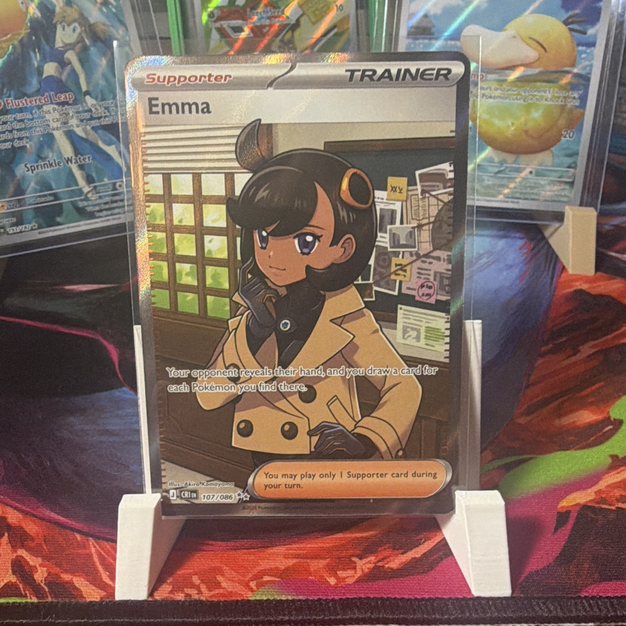 Pokemon TCG Emma 107/086 Me04: Chaos Rising Holo NM