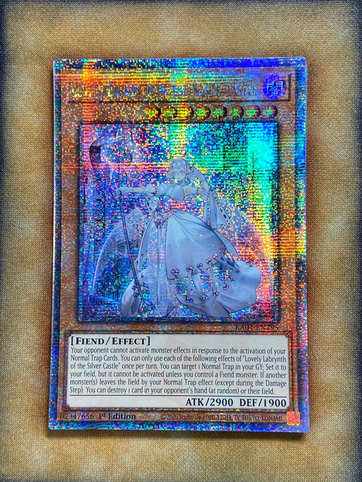 Yugioh Lovely Labrynth of the Silver Castle RA04-EN295 Quarter Century 1st Ed NM