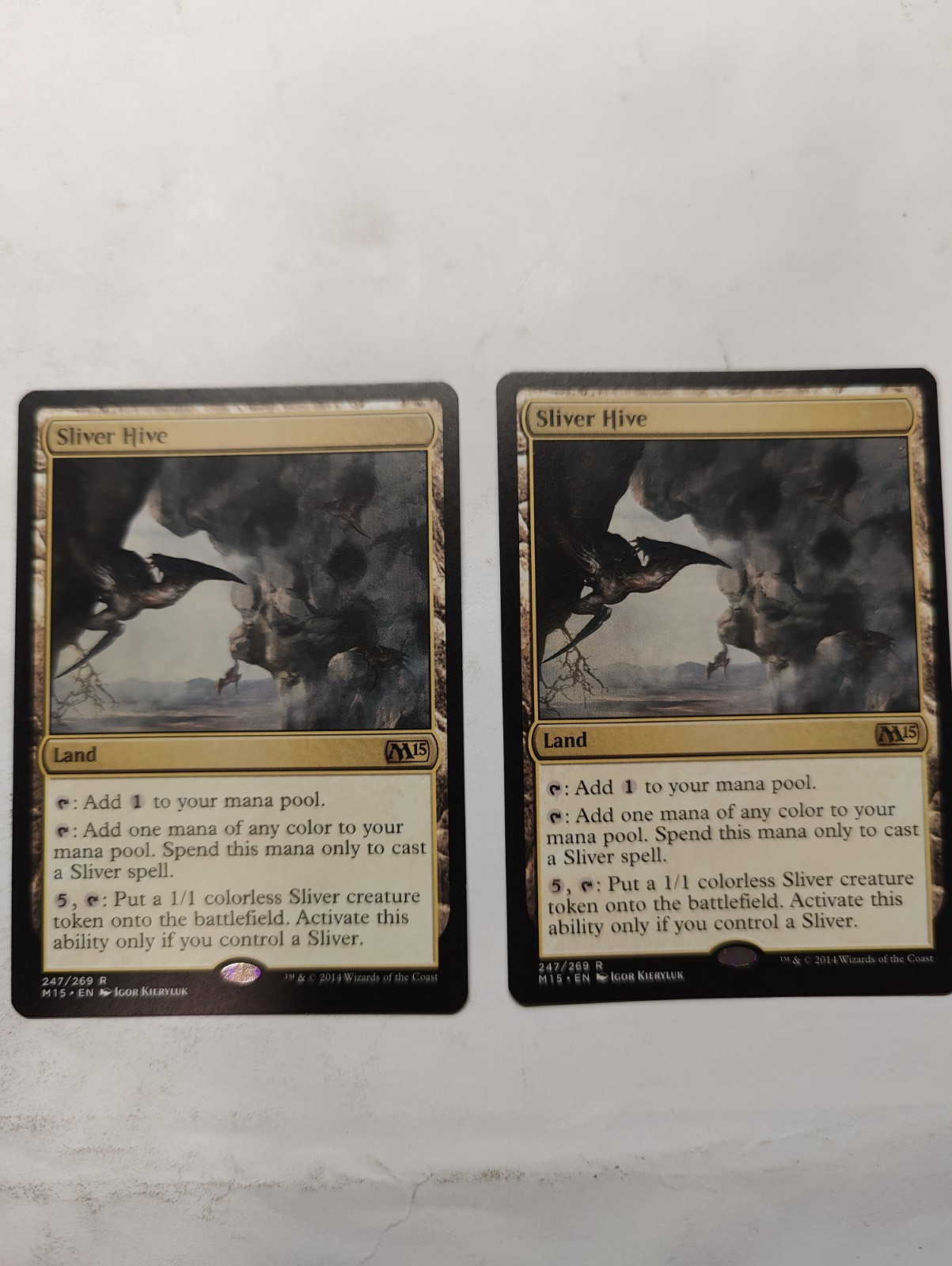 Sliver Hive Core Set 2015 (M15) Regular X 2