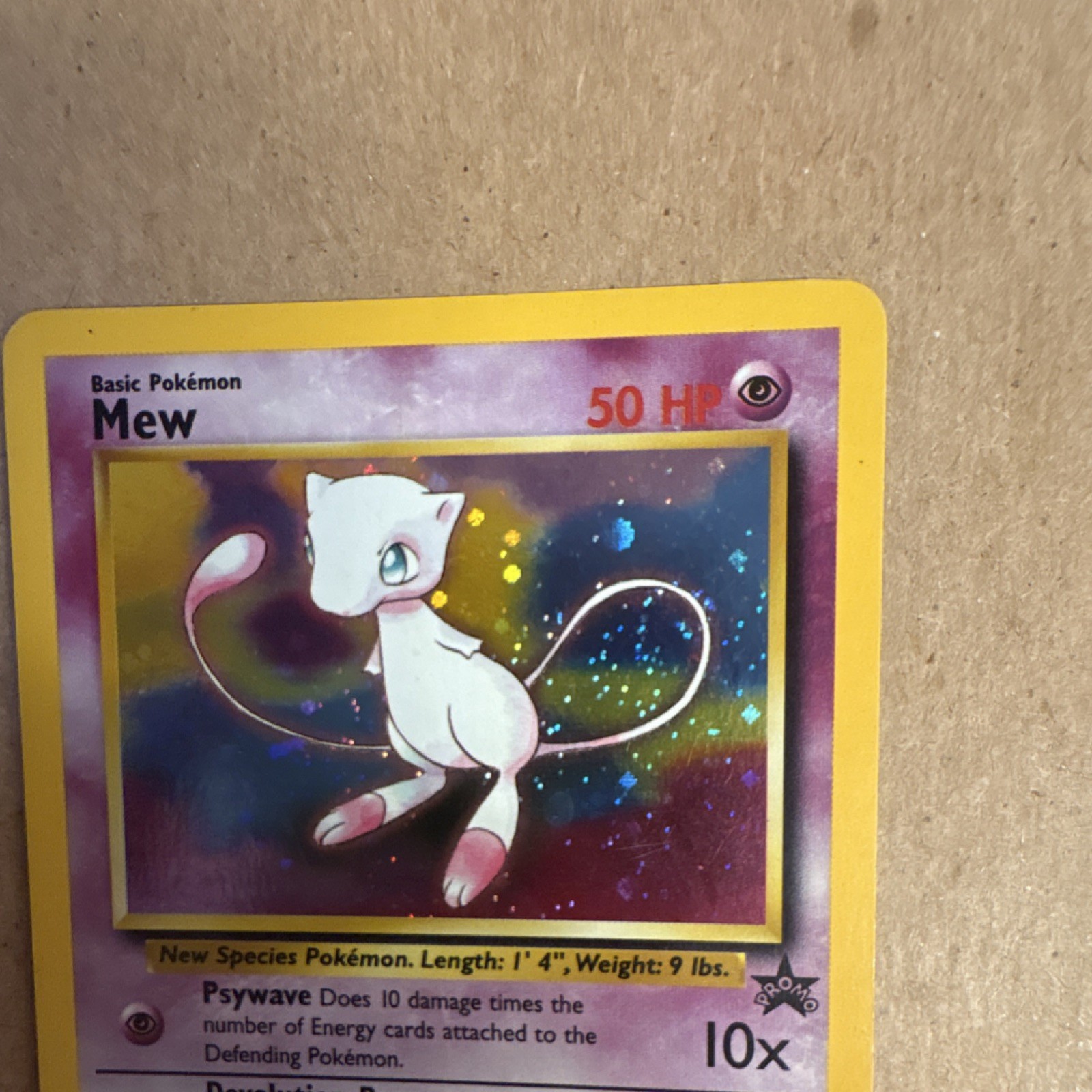 WoTC Pokémon Promo Mew 09/53 Holo Promo Basic 50HP English Ken Sugimori