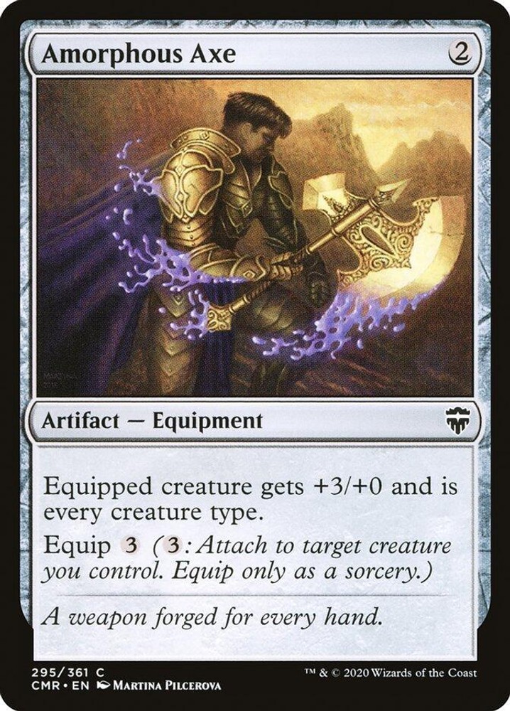NM – Amorphous Axe [CMR – 295] Commander Legends