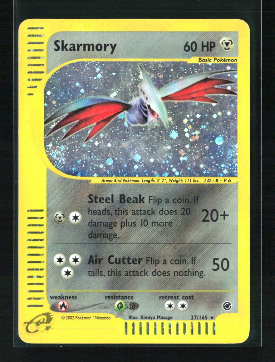 Skarmory (27) Holo Holo Rare Expedition 027/165 LP