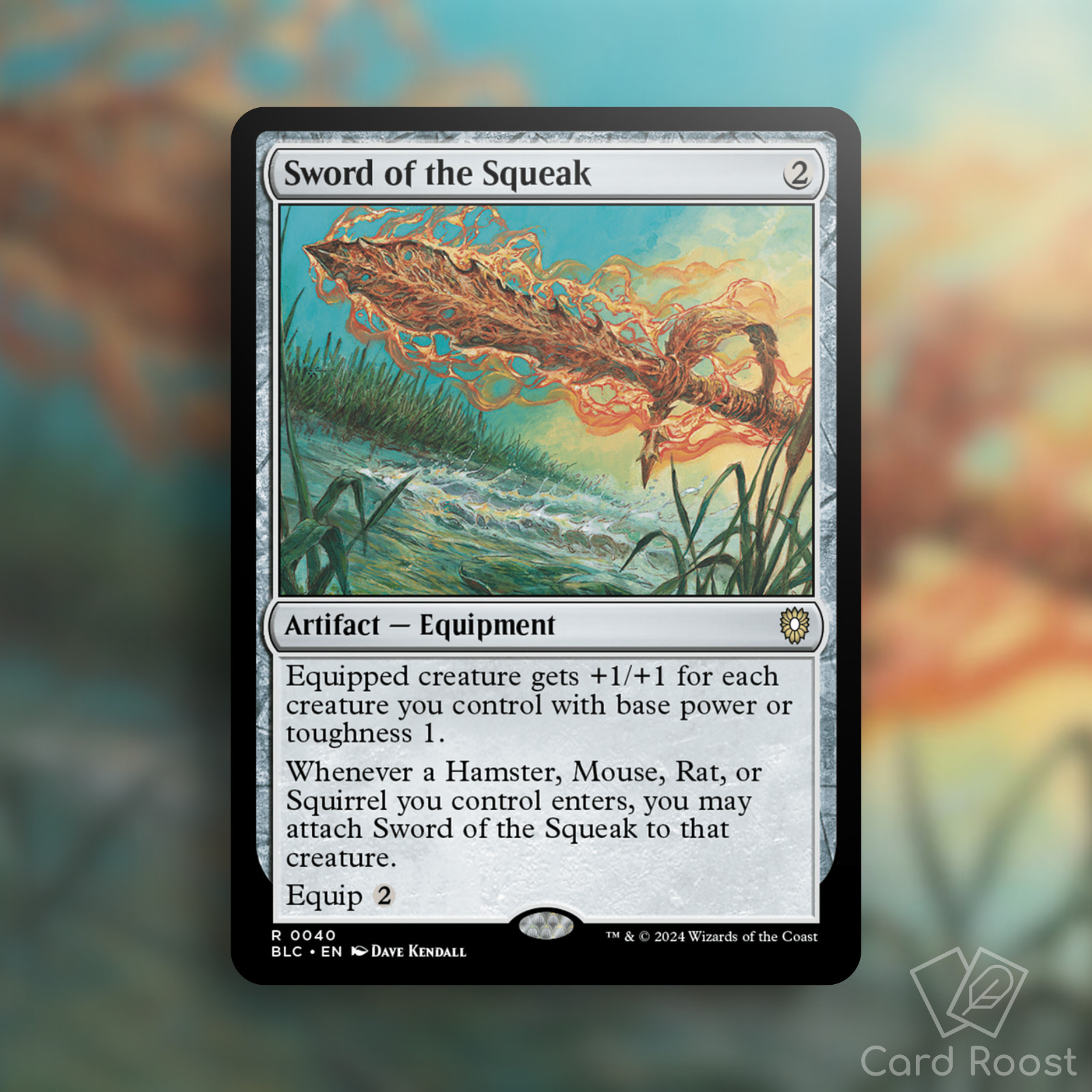MTG Magic Sword of the Squeak 0040 Commander: Bloomburrow BLC