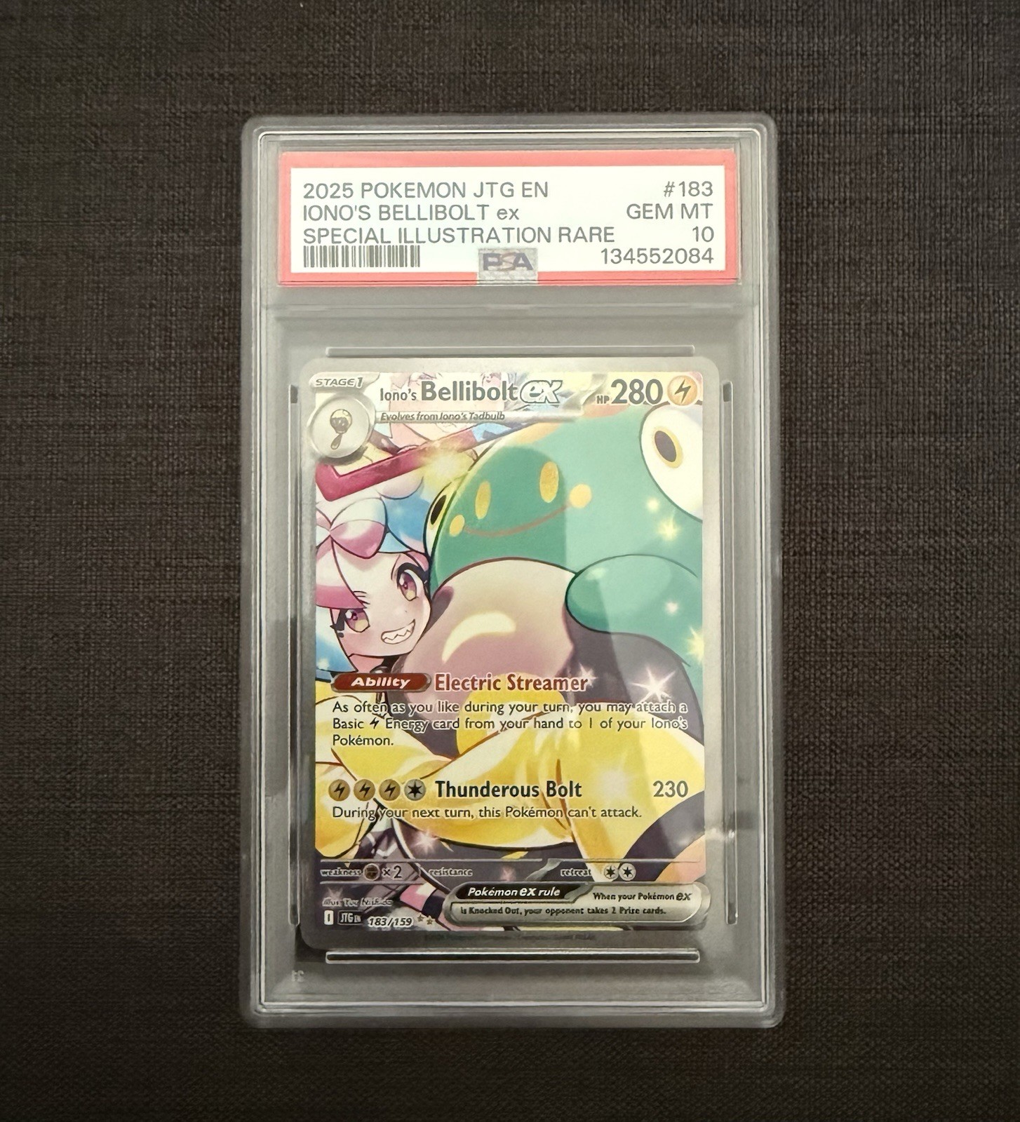 Iono’s Bellibolt ex 183 | PSA 10