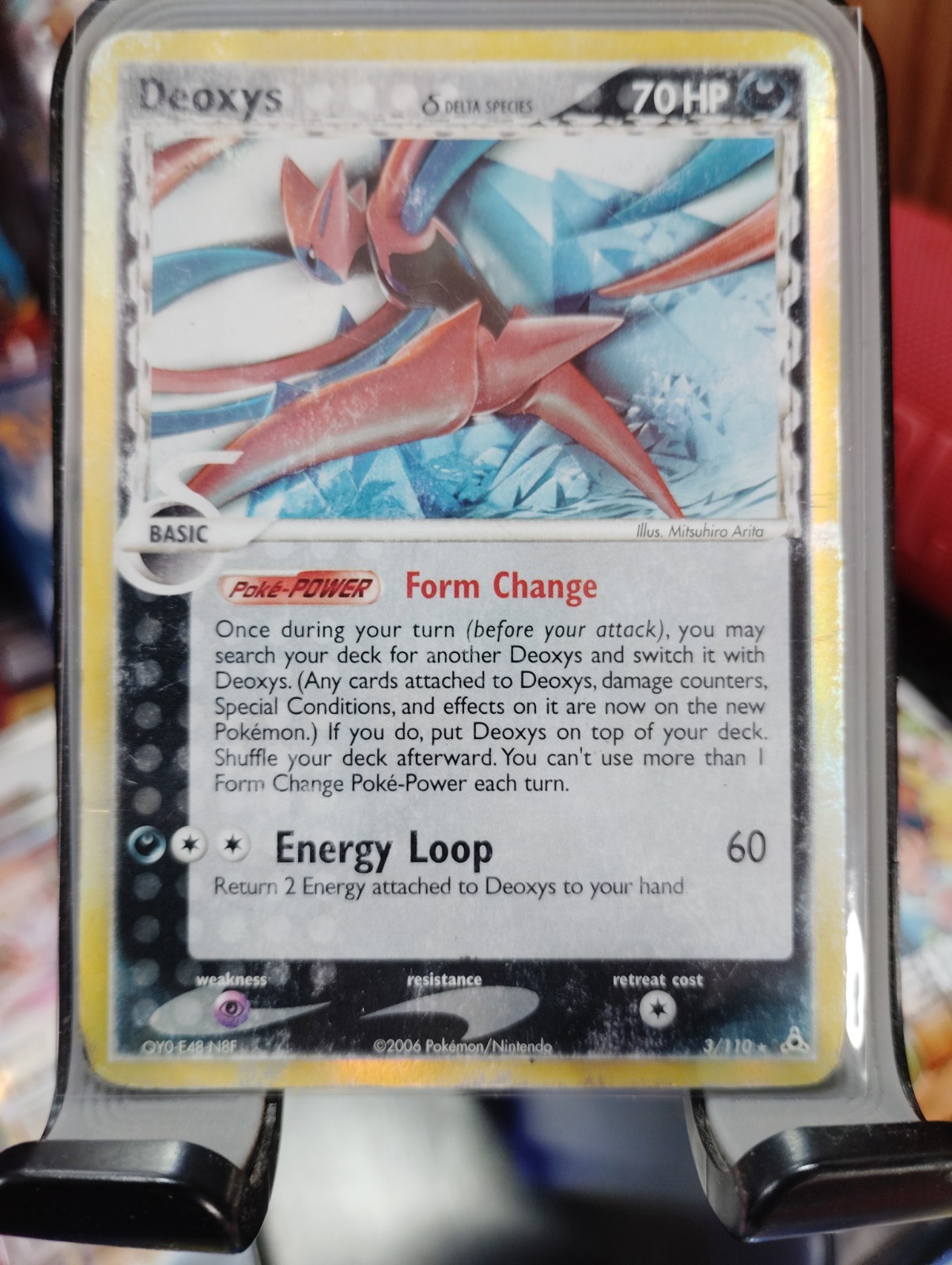 Deoxys Delta Species 3/110 Holon Phantoms Holo Rare Reverse Holo 70 HP ENG MP