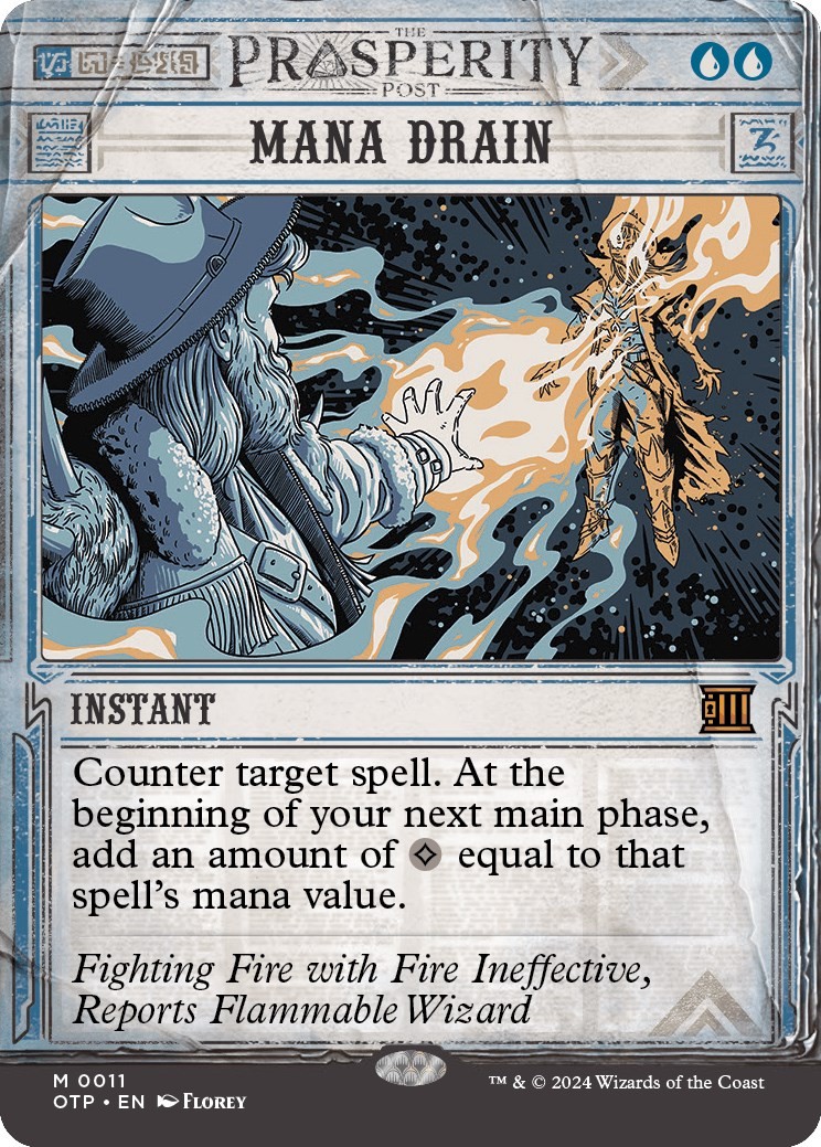 Mana Drain Normal [OTP – 11] NM Magic