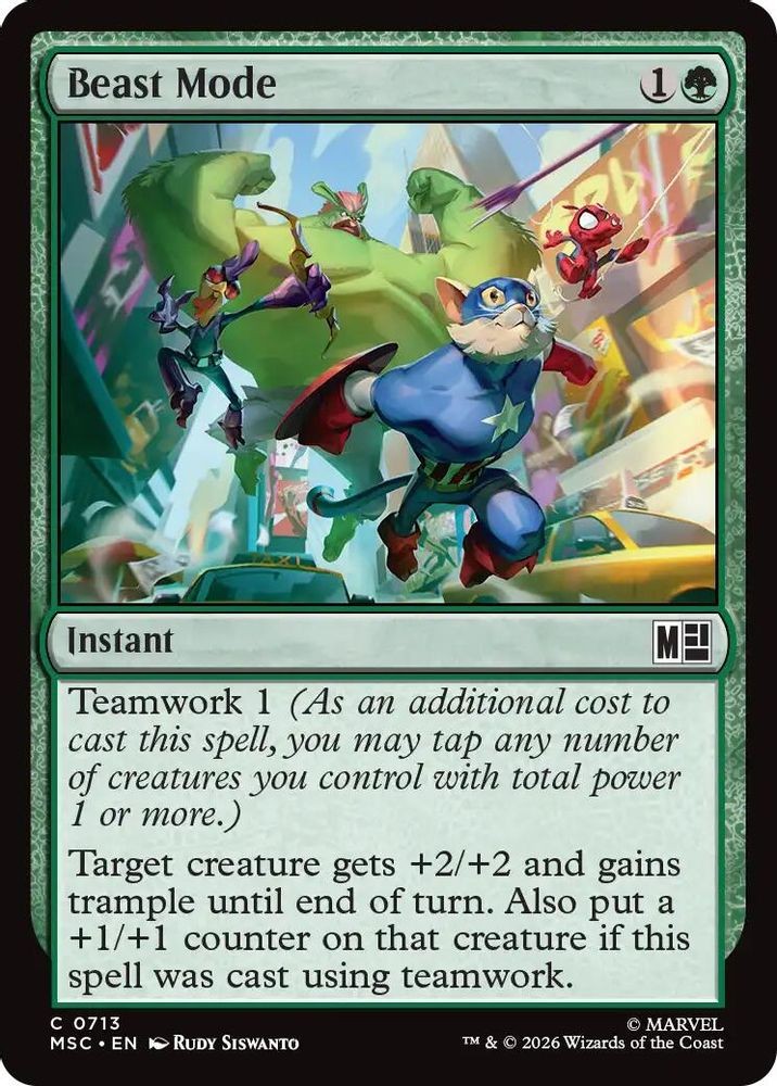 2026 Magic: The Gathering: MSC – Beast Mode (#713, Common, Near Mint)