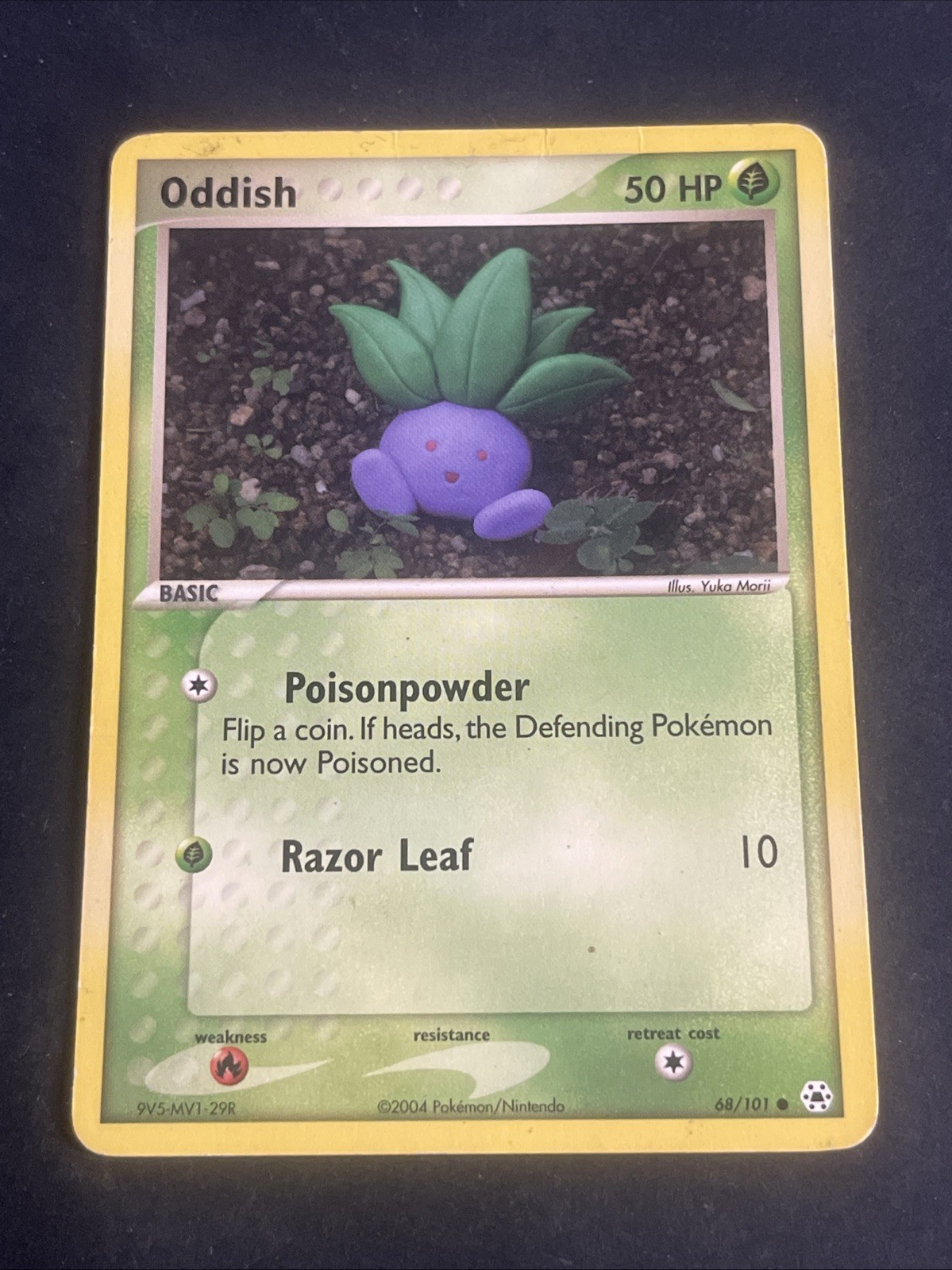 Pokemon TCG Oddish Common Hidden Legends 68/101
