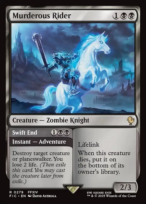 Murderous Rider 279 R Normal FIC MTG NM
