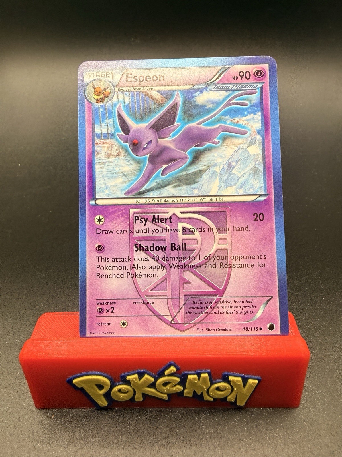 Espeon 48/116 Uncommon Plasma Freeze Pokemon Near Mint