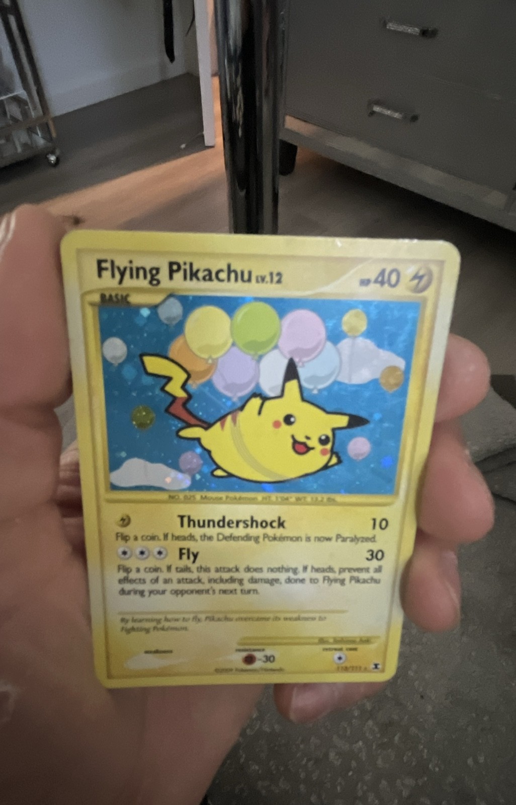 Flying Pikachu 113/111 Rising Rivals Holo