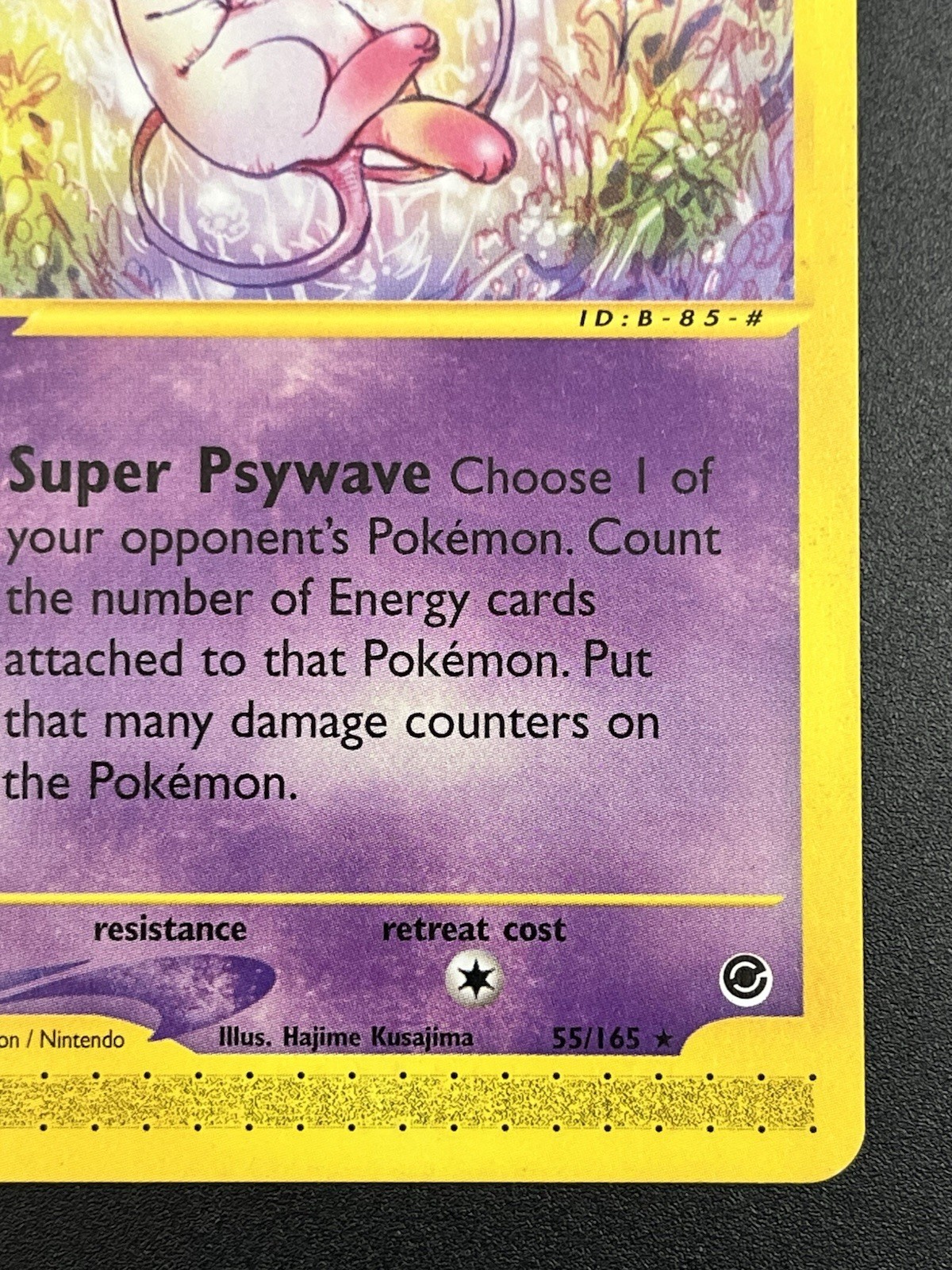 (MP) Mew 55/165 Expedition Base Set 2002 Rare Non-Holo 50 HP EN (Read Des.)