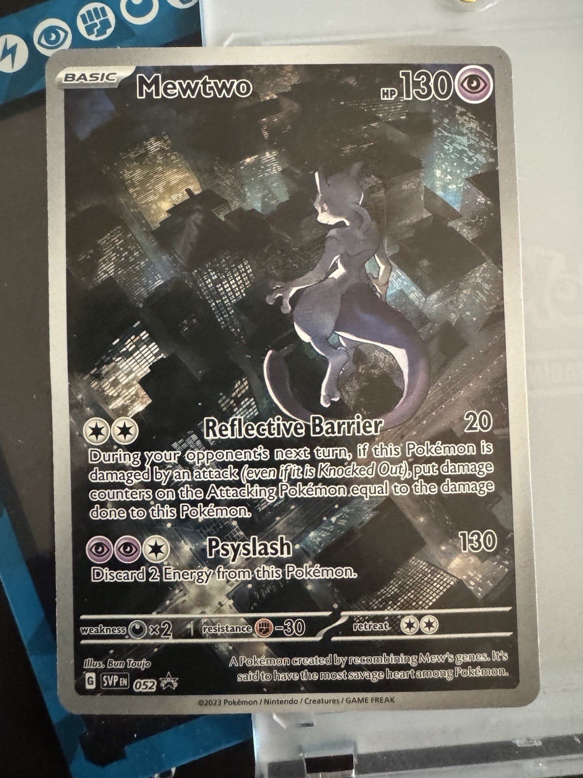 Pokemon Mewtwo 052 Sv: Scarlet & Violet Promo Cards Holo W/Case – Ships Today!