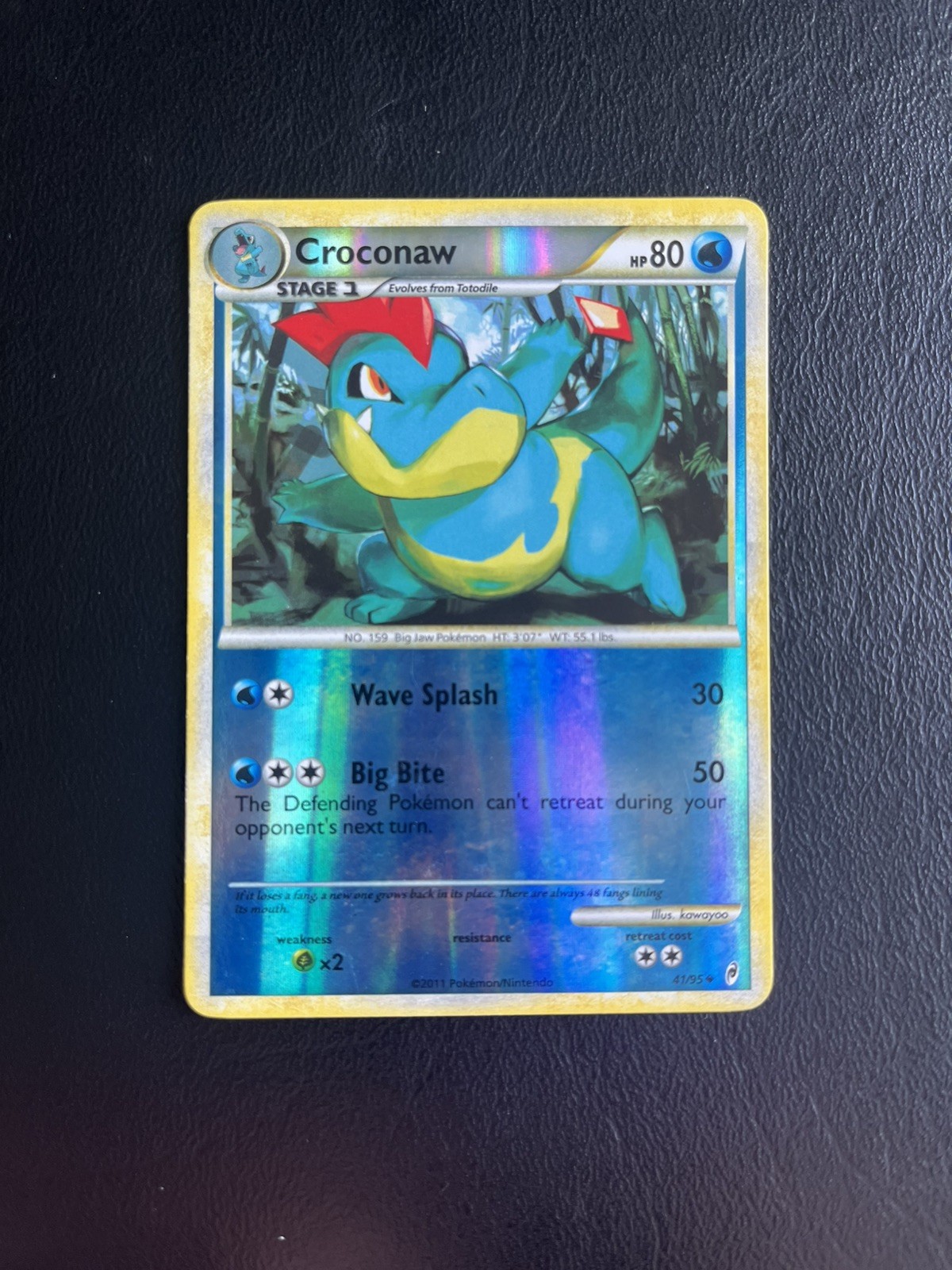 Pokemon Croconaw Reverse Holo 41/95 from Call of Legends