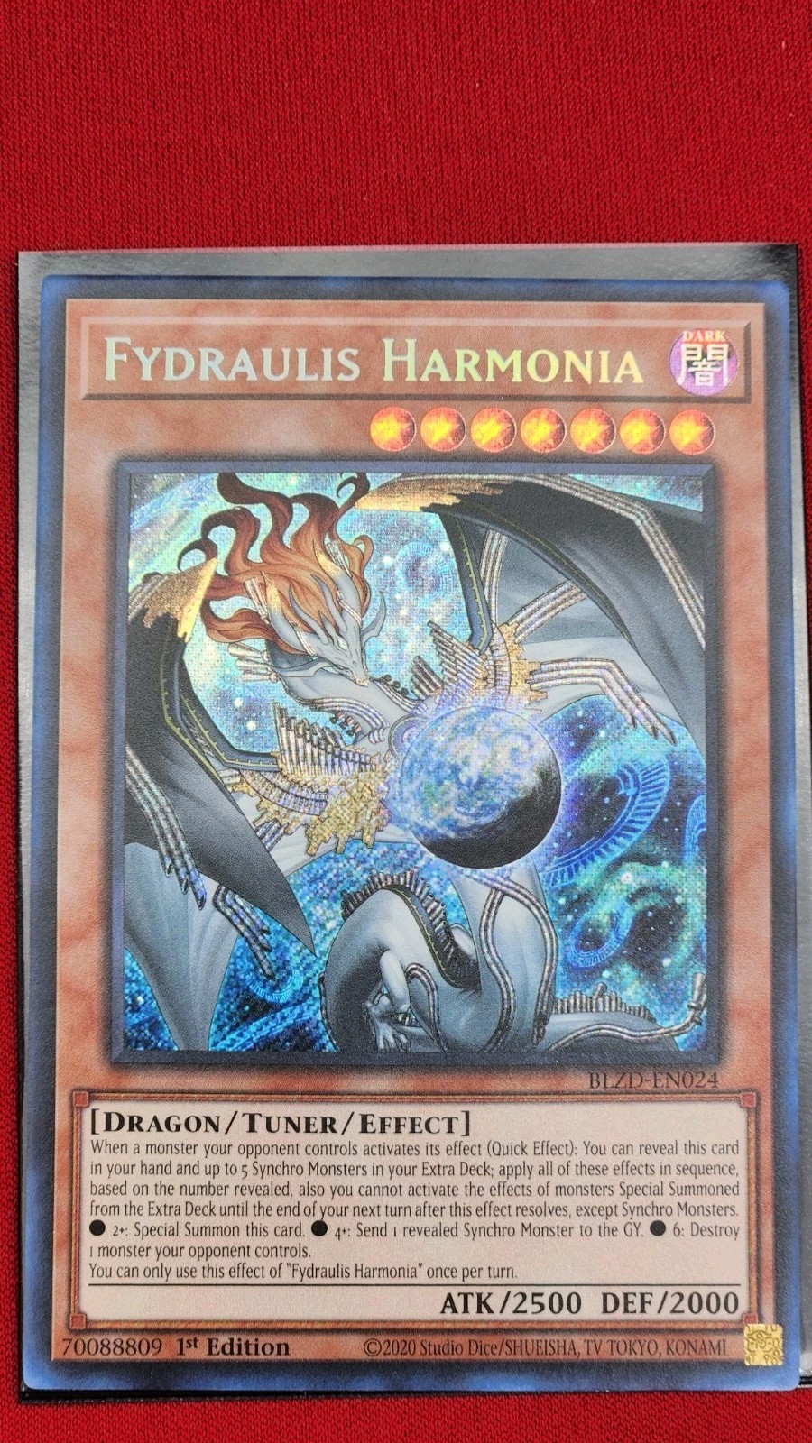 Fydraulis Harmonia BLZD-EN024 Blazing Dominion 1st Edition
