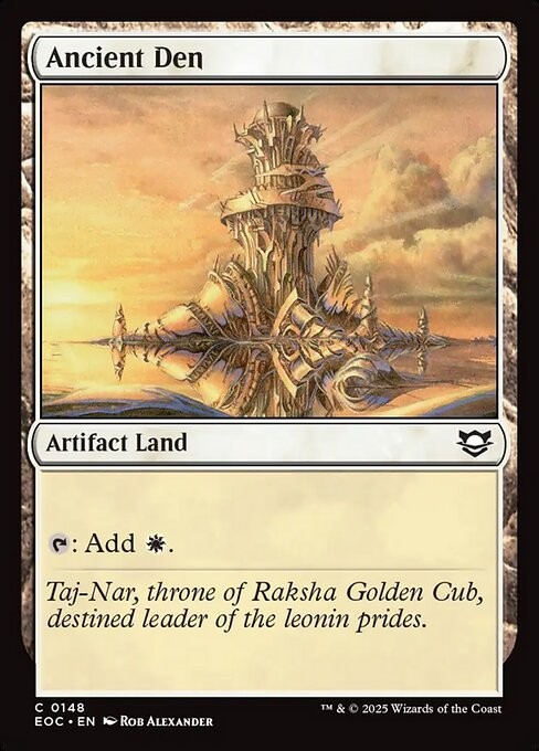 Ancient Den 148 C Normal EOC MTG NM