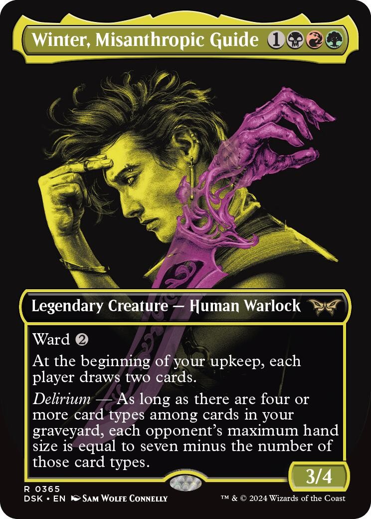 Magic Winter, Misanthropic Guide (Showcase) Rare 365 Duskmourn: House of Horr…
