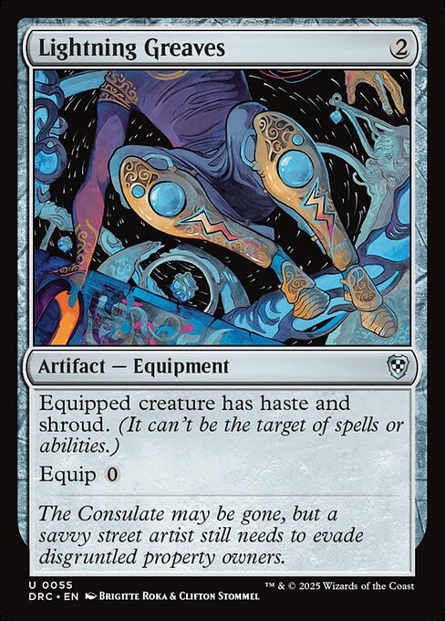 Lightning Greaves 55 U Normal DRC MTG NM
