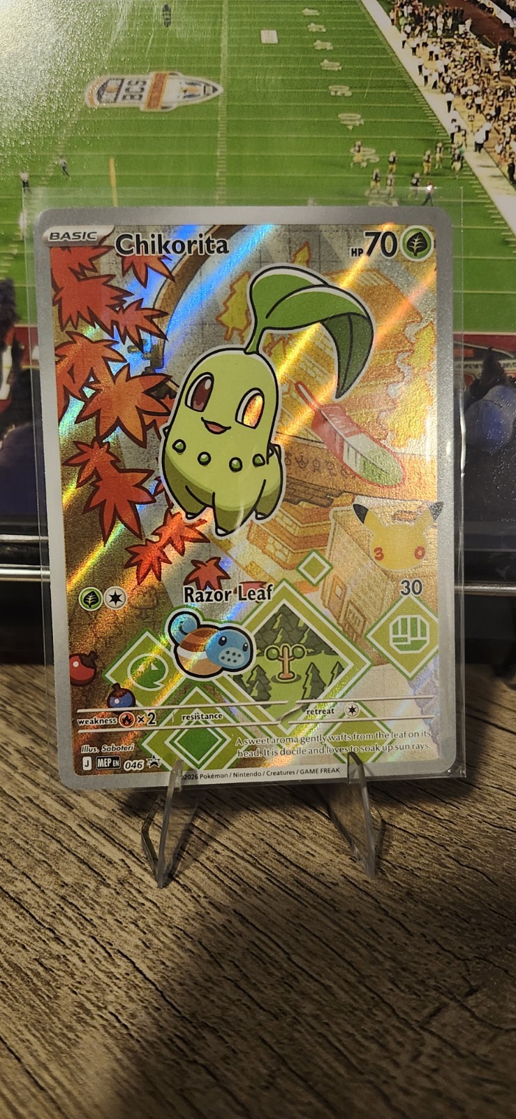 Pokemon First Partners Series 2 Chikorita 046 Promo
