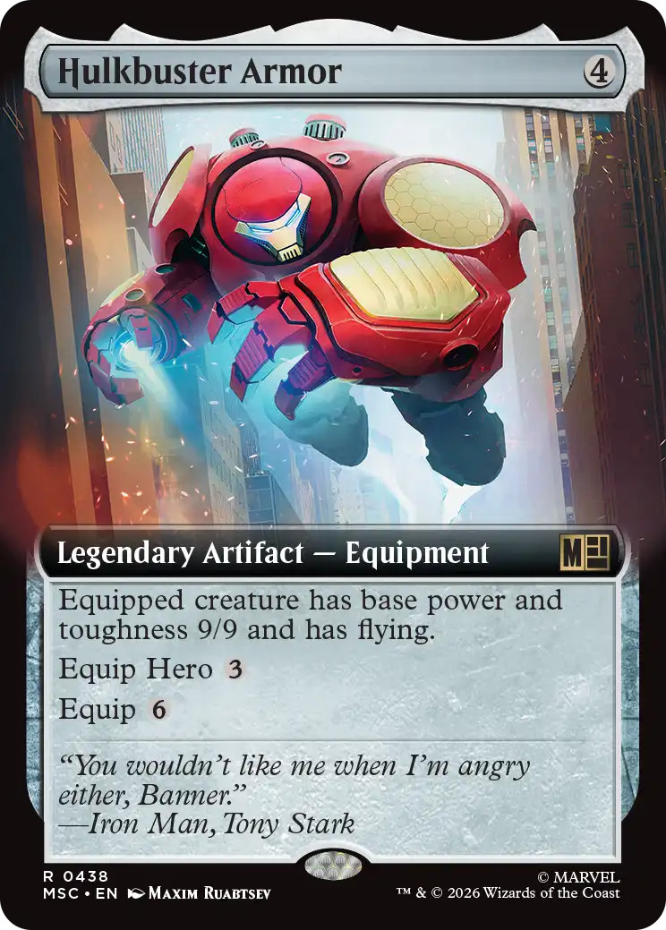MTG Hulkbuster Armor MSC English Extended Art