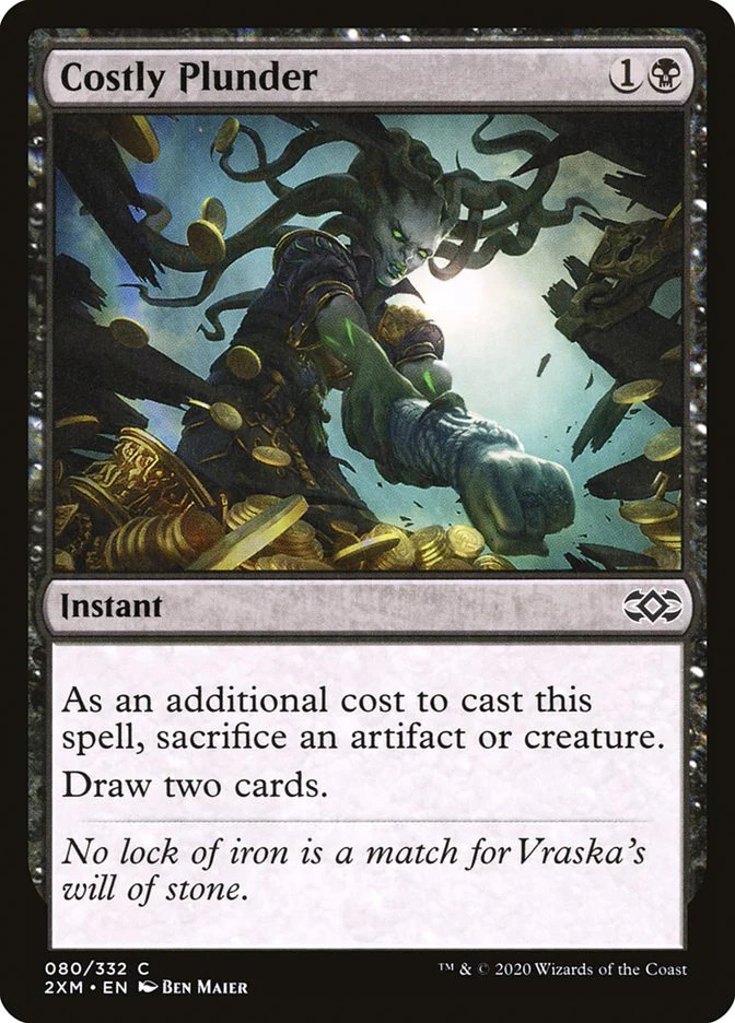 Costly Plunder [Double Masters] Foil Near Mint