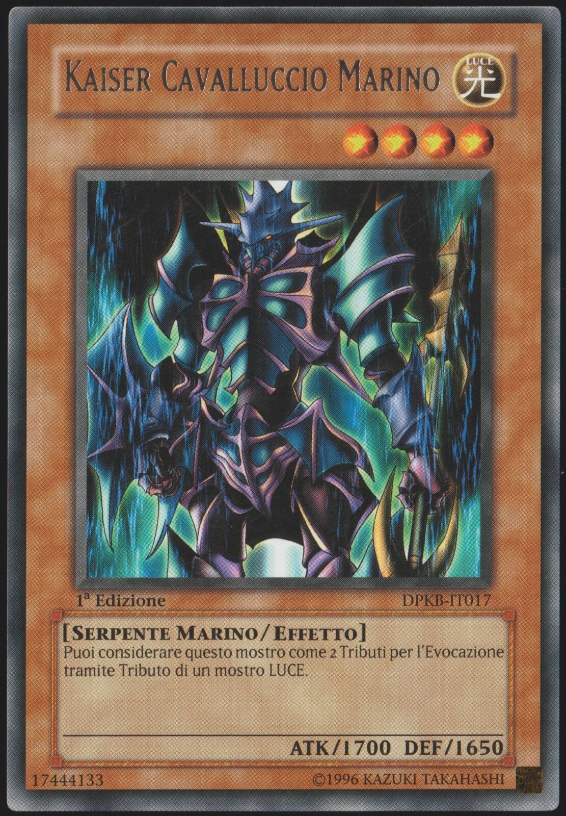KAISER SEAHORSE – DPKB-IT017 1ST EDITION YU-GI-OH “RARE”