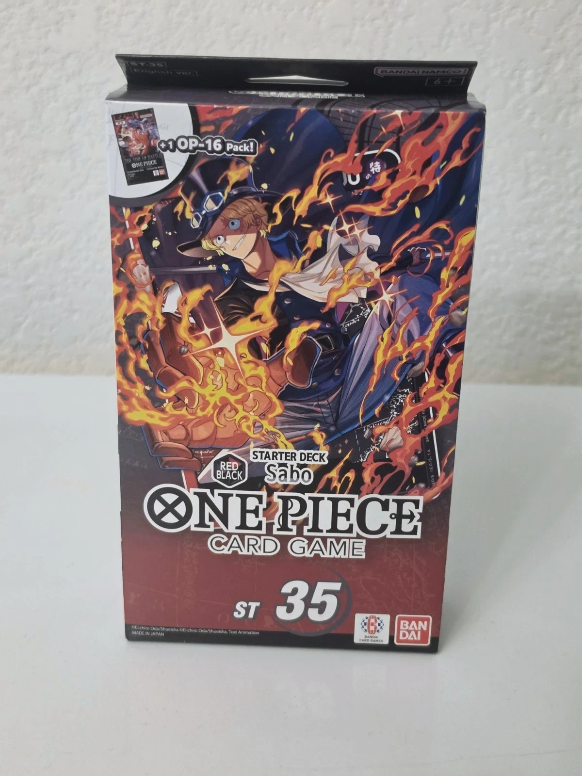 One Piece Card Game – Sabo Starter Deck ST35 English IN HAND SEALED VHTF RARE