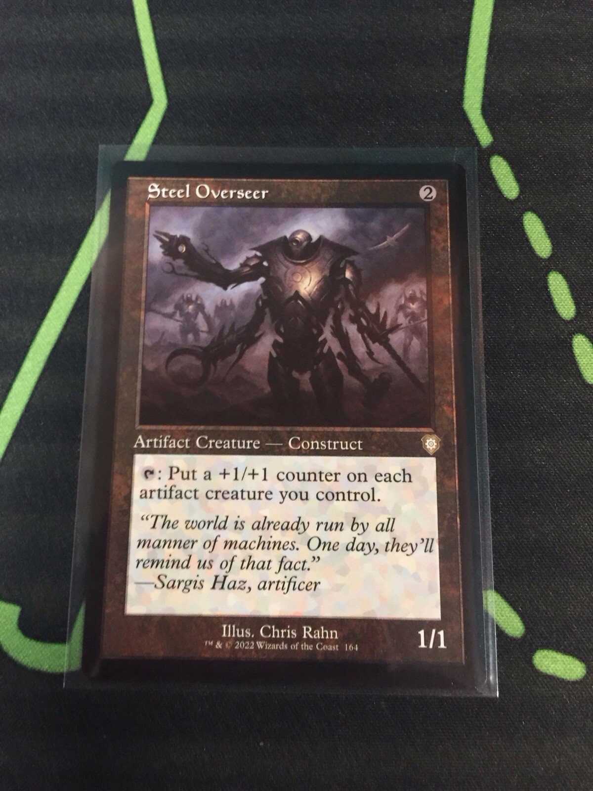 MTG Magic The Gathering Steel Overseer Retro Frame Artifact Commander