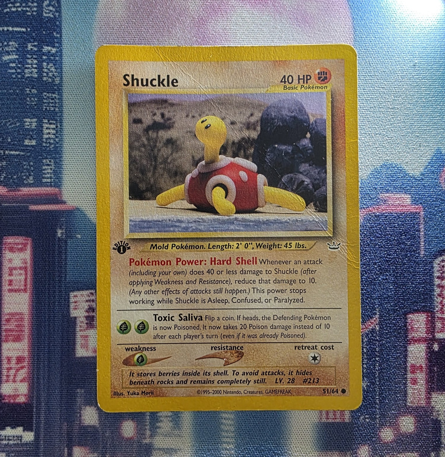 Pokemon TCG Shuckle Neo Revelation 51/64 1st Edition English