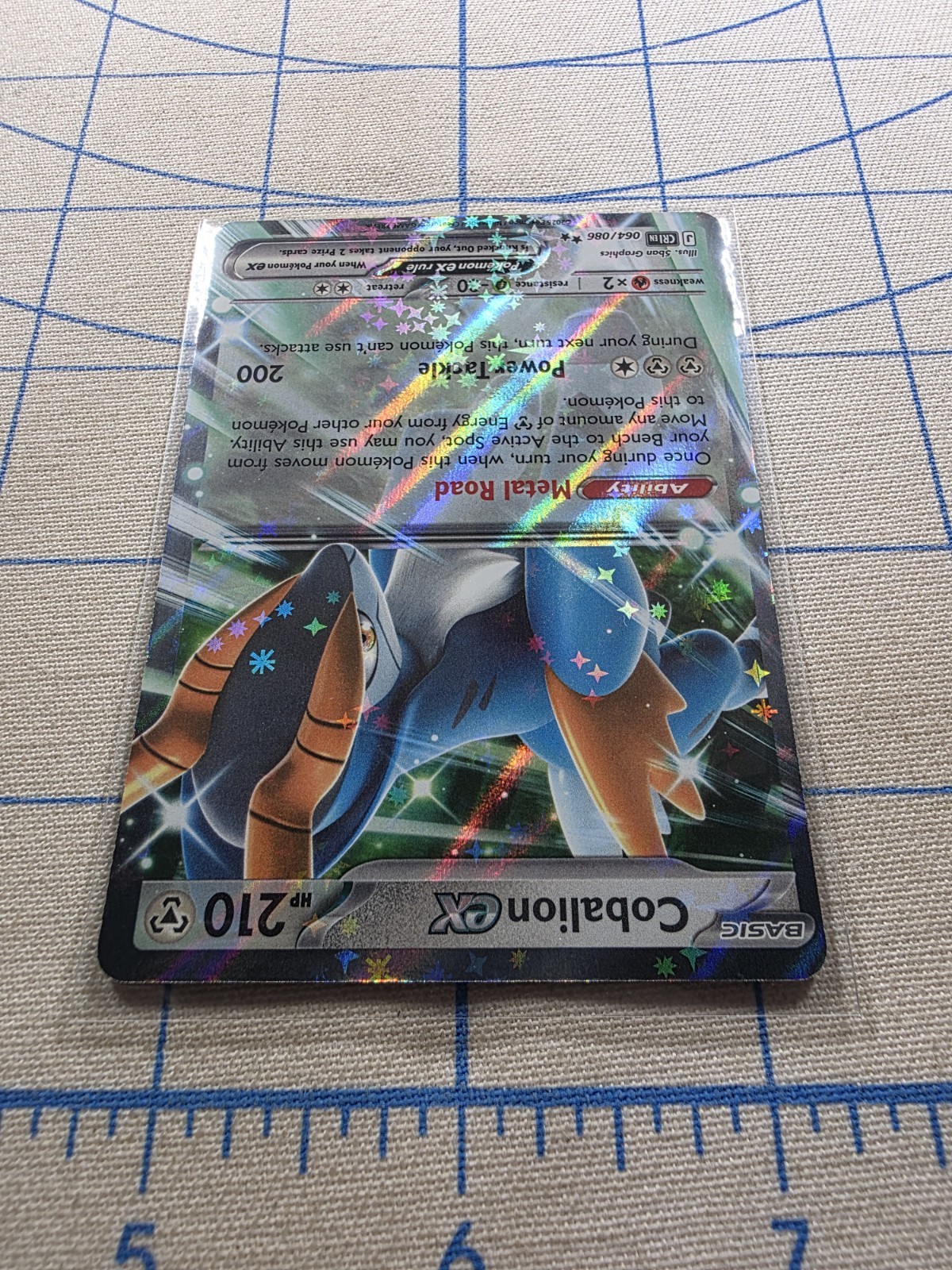 Cobalion ex 064/086 Double Rare