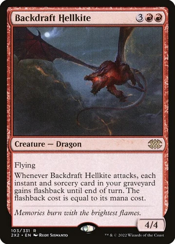 Backdraft Hellkite – Foil 2X2 LP MTG